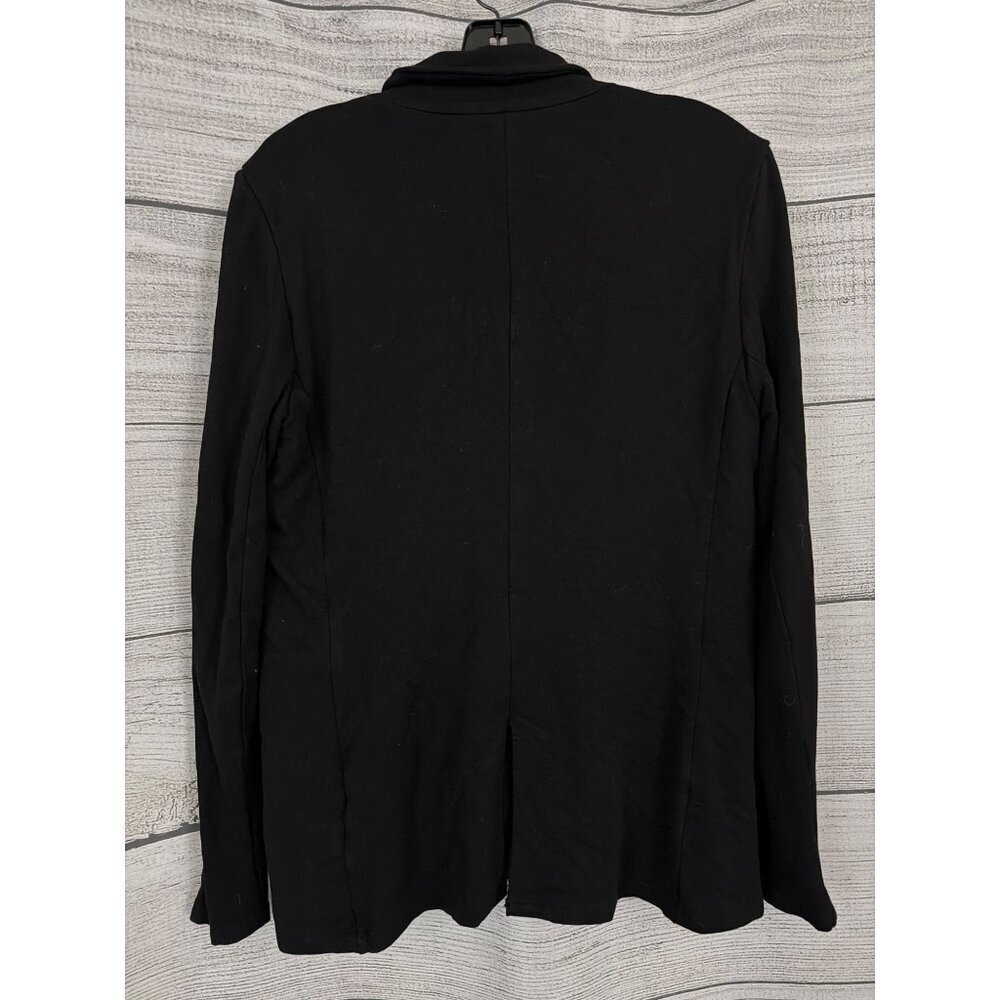 Tahari Soft Unstructured Black Blazer Size M - Picture 3 of 3
